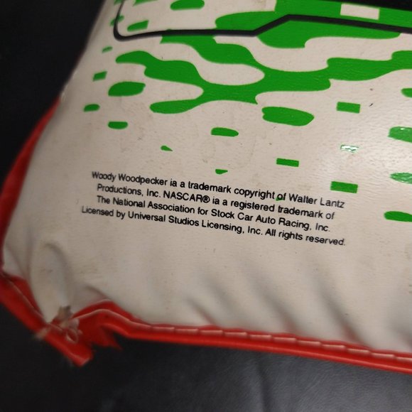 Woody Woodpecker pillow seat cushion vintage NASCAR Cale Yarborough Motorsports - Picture 7 of 8